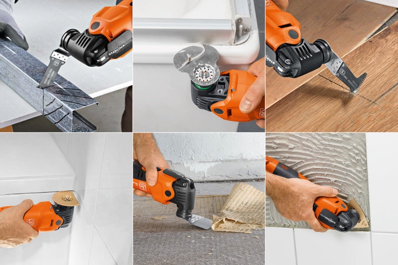 Fein Best of Starlock Renovation Set - 26-Piece Kit for Cutting, Sanding and Scraping Tasks in Wood, Metal and Other Materials, Compatible with Multi-Tools - 35222967060 - Image 5